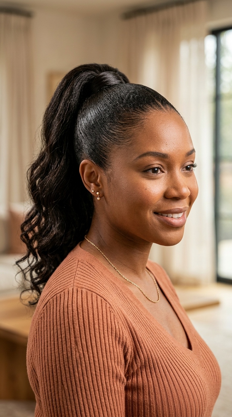 Polished High Ponytail