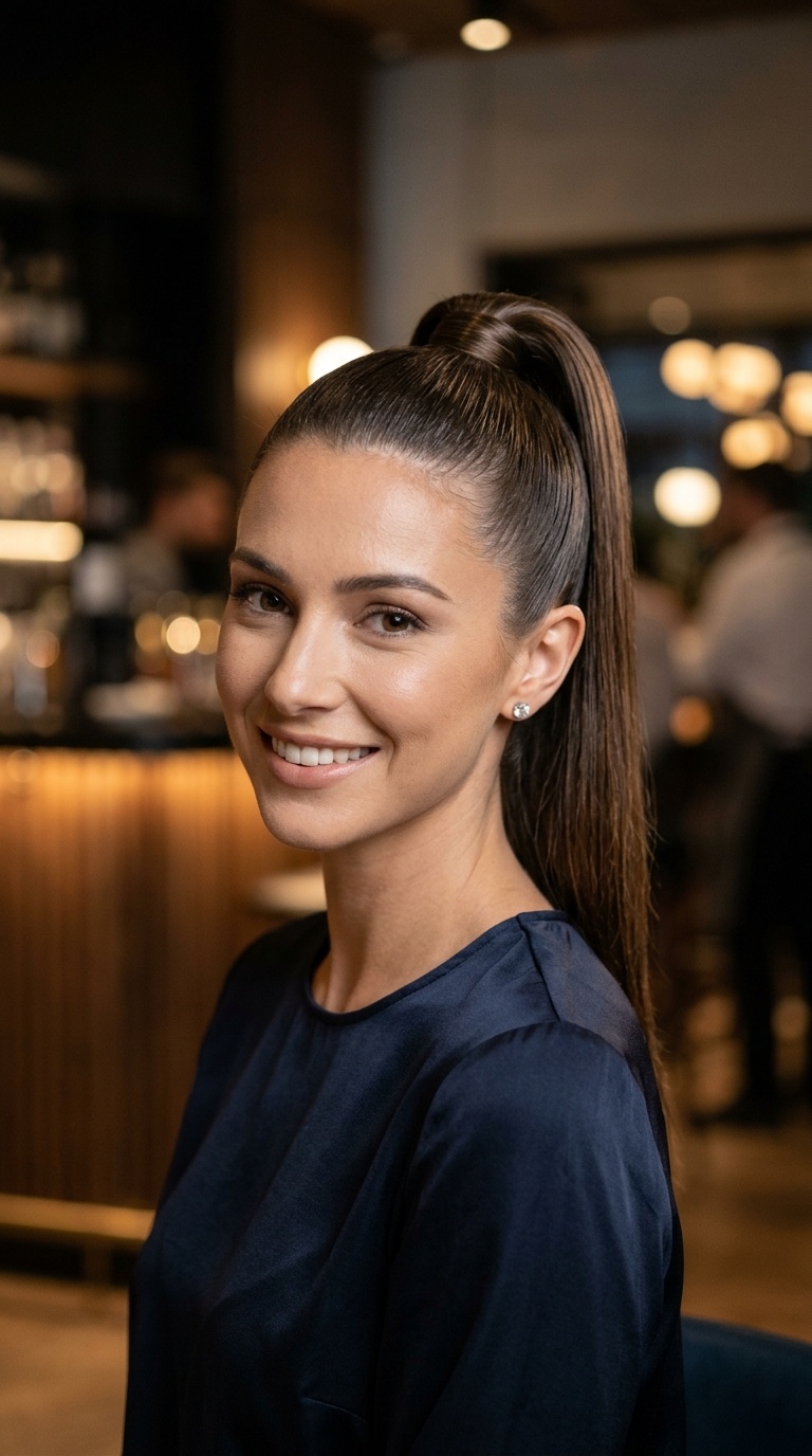 Polished High Ponytail