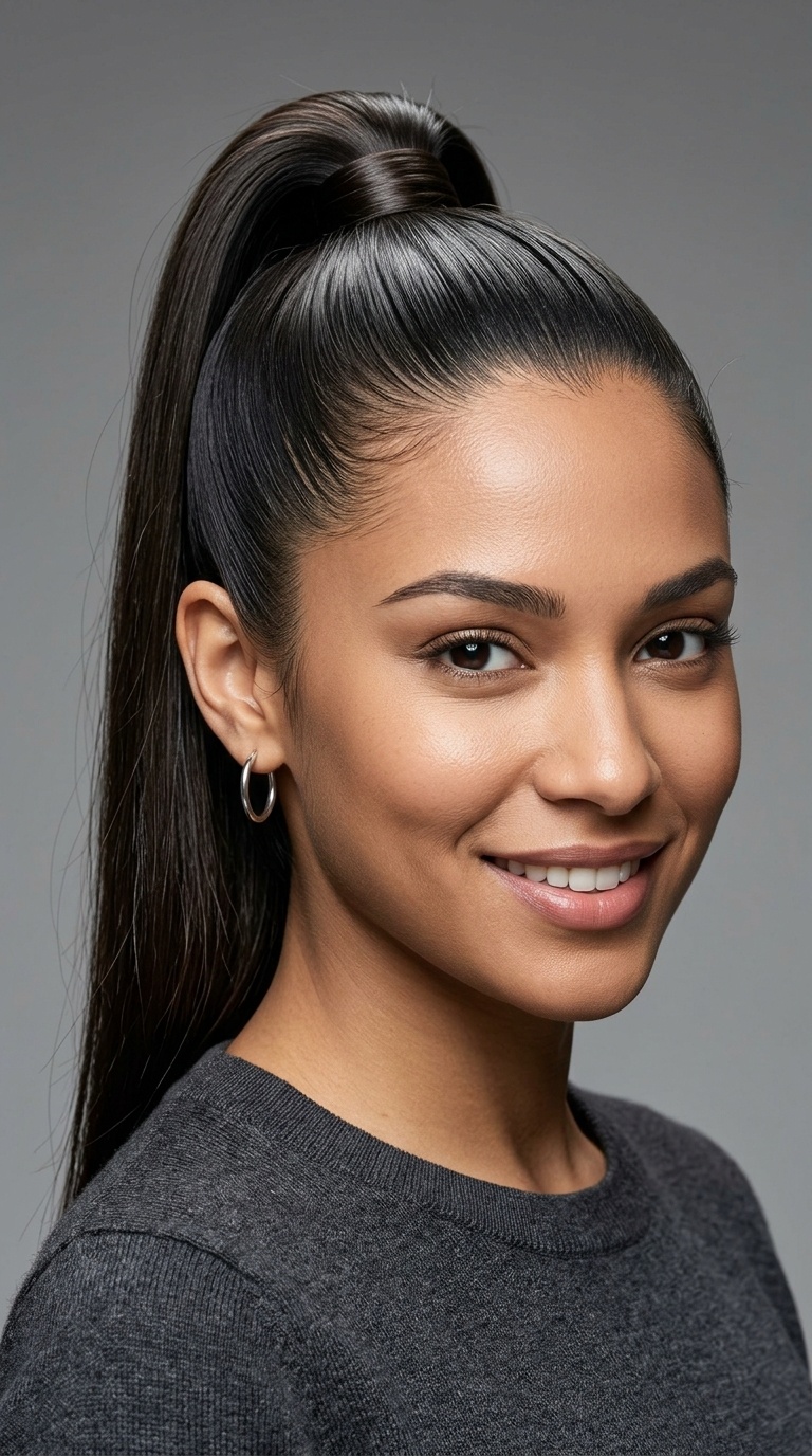 Polished High Ponytail
