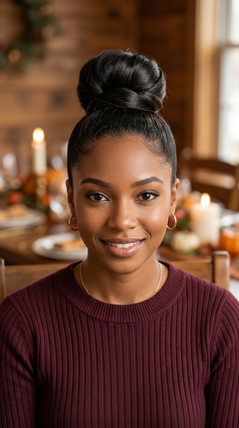 Polished High Topknot