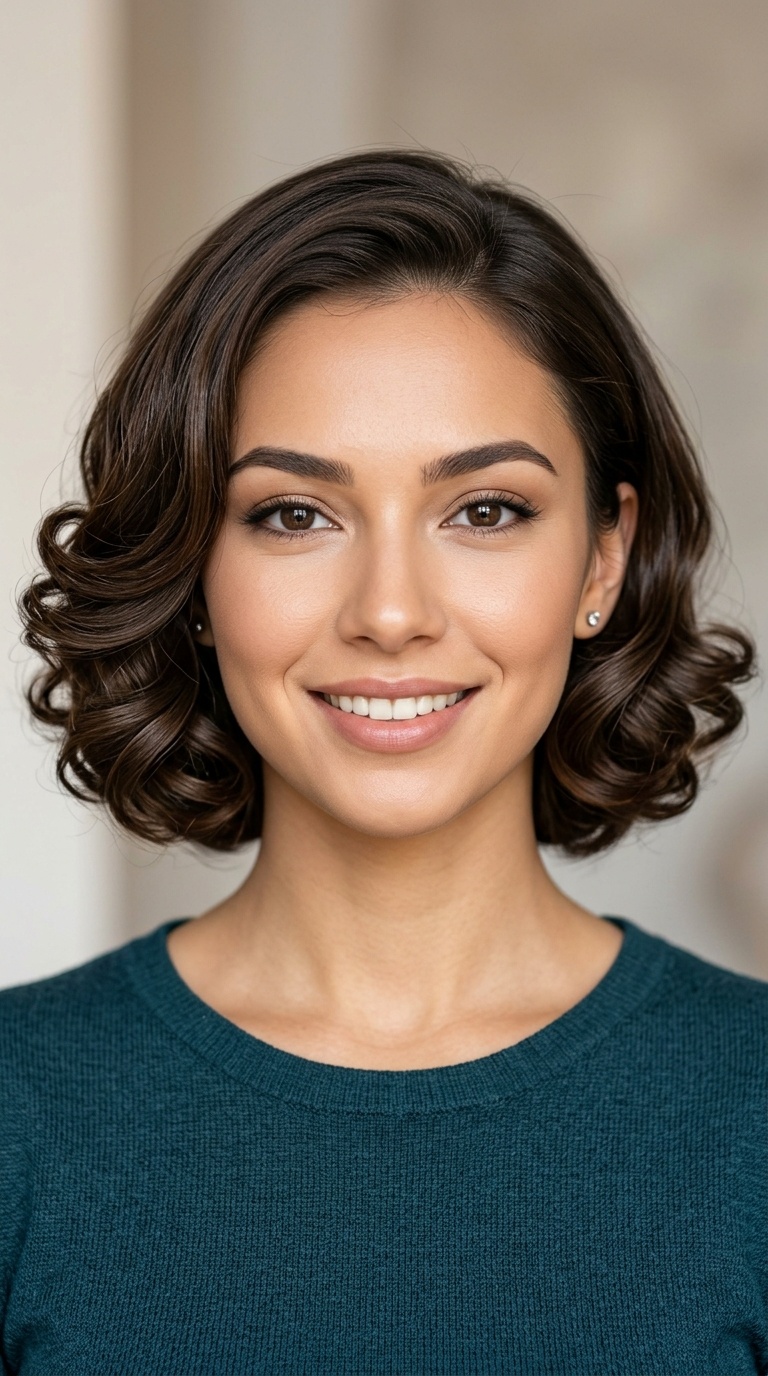 Polished Inward Curls