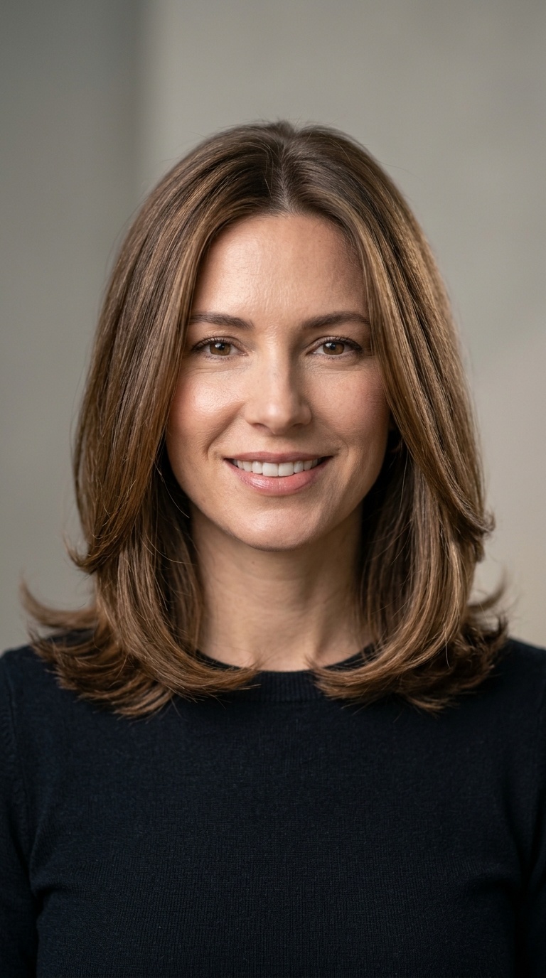 Polished Lob with Flipped Ends