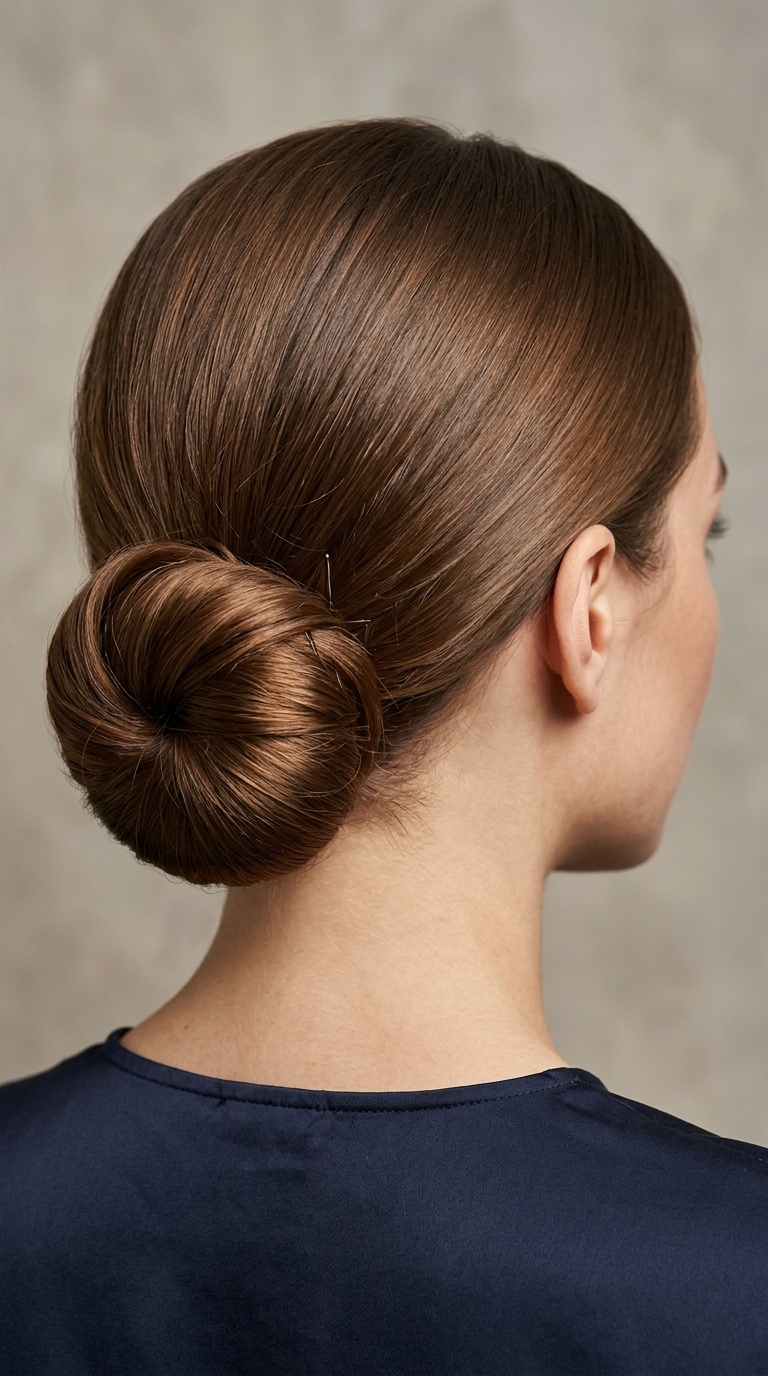Polished Low Bun