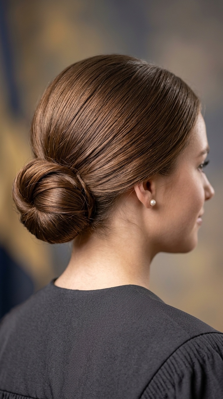 Polished Low Chignon