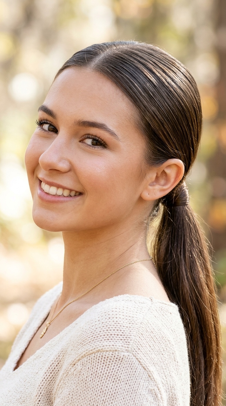 Polished Low Ponytail