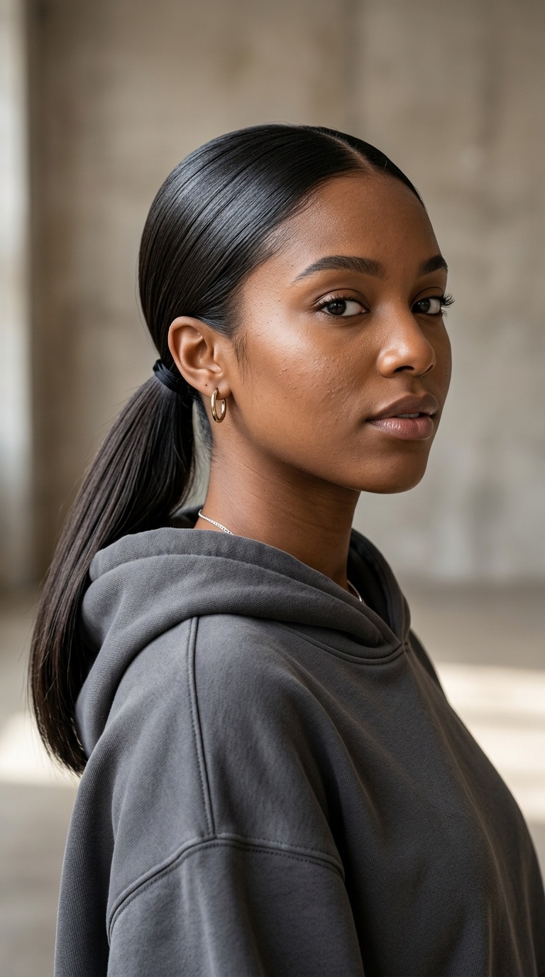 Polished Low Ponytail