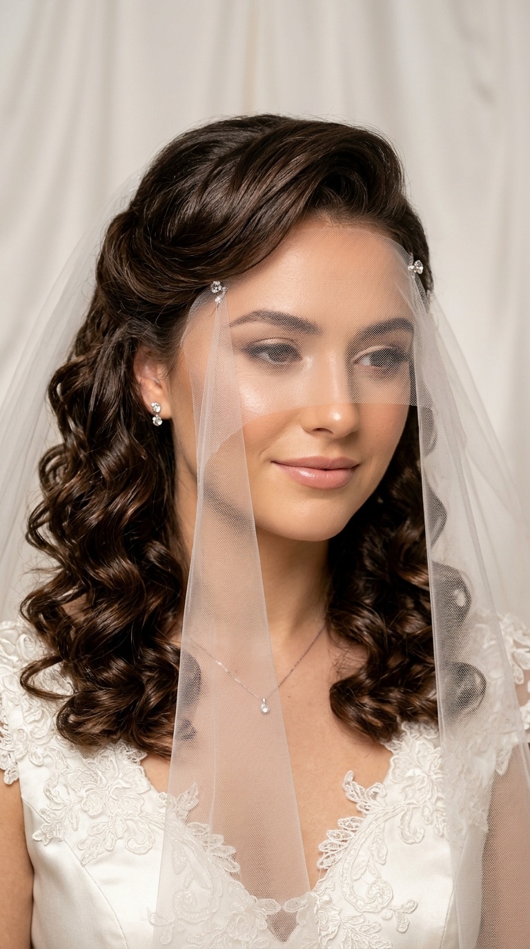 Polished Ringlets with a Blusher