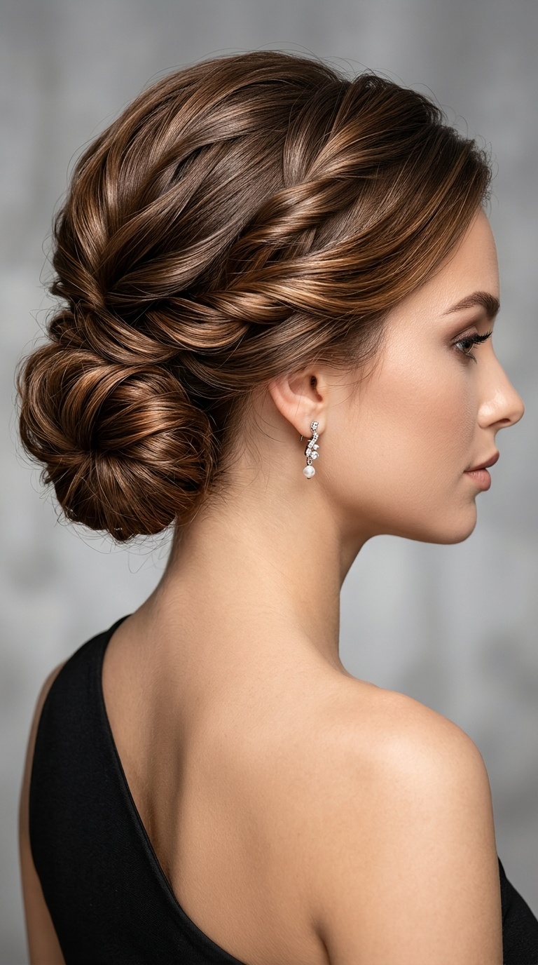 Polished Twisted Chignon