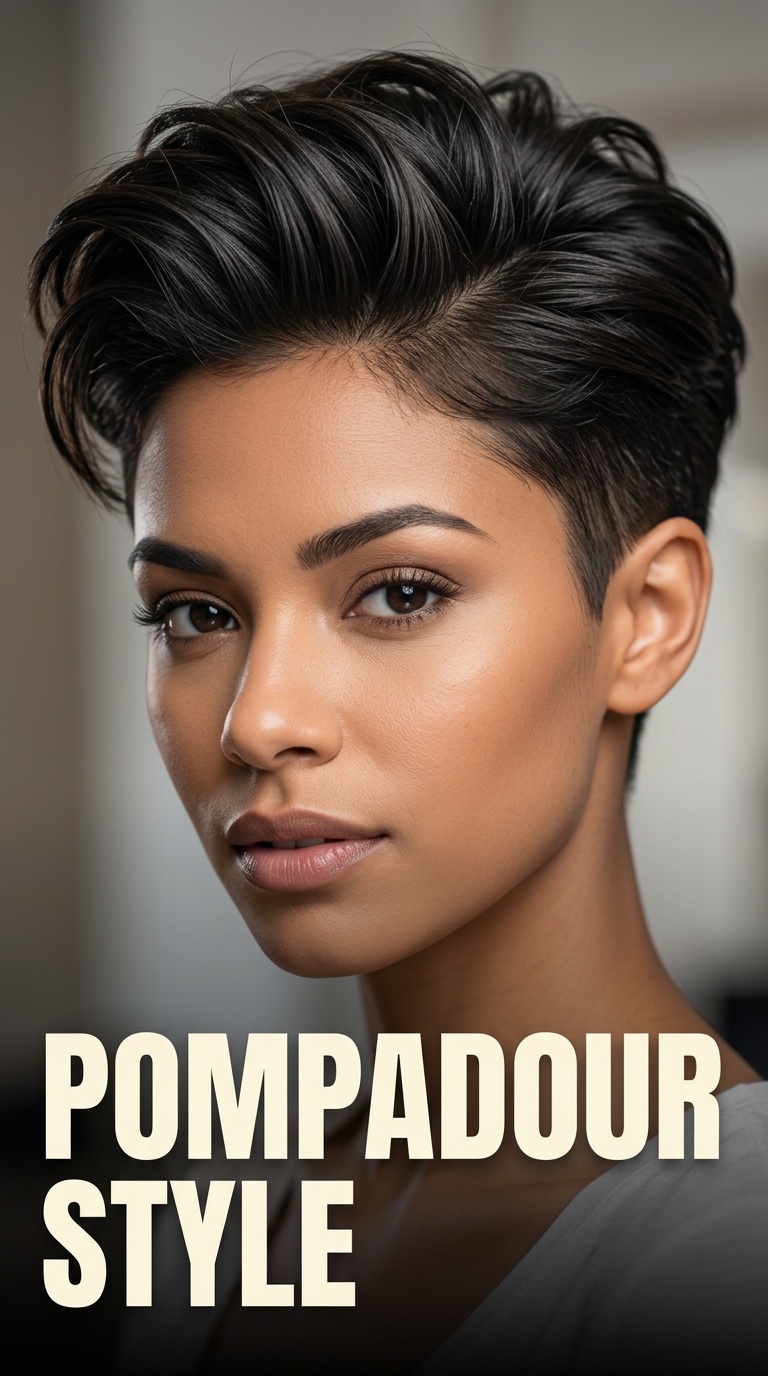 Pompadour Style