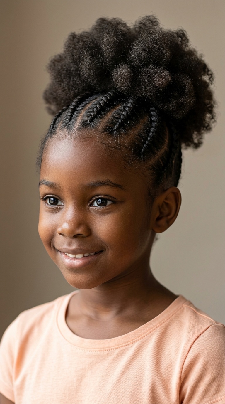 Puff with Braided Front