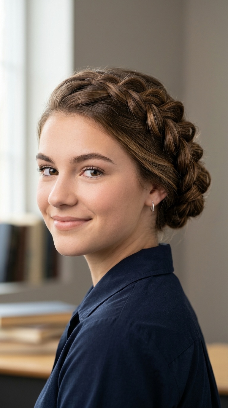 Pull-Through Braid Updo