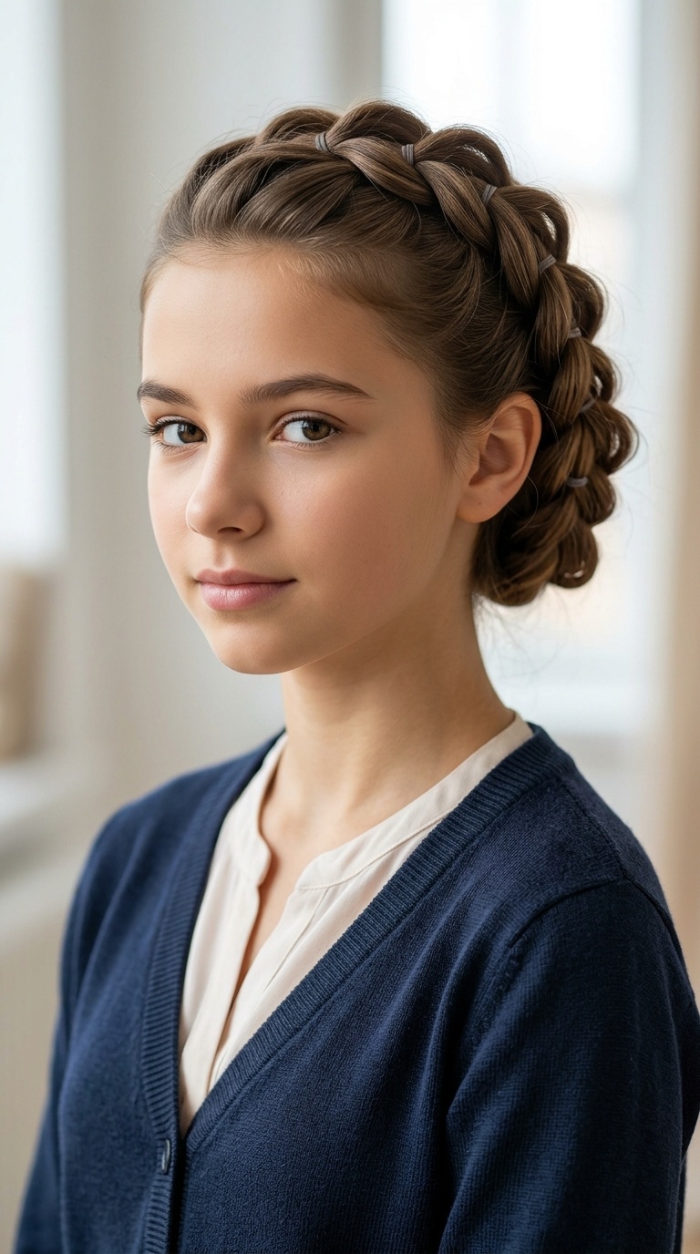 Pull-Through Braid Updo