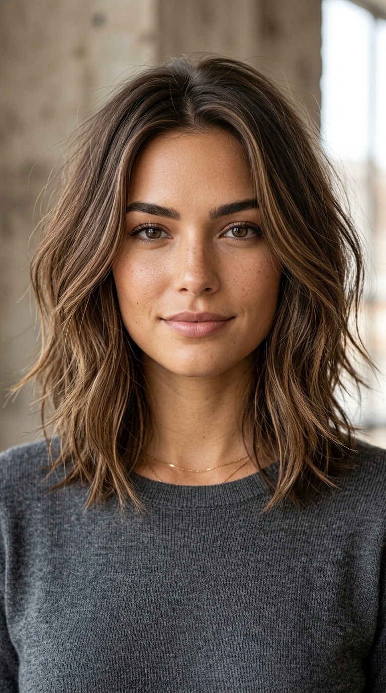Razor-Cut Lob for Softness