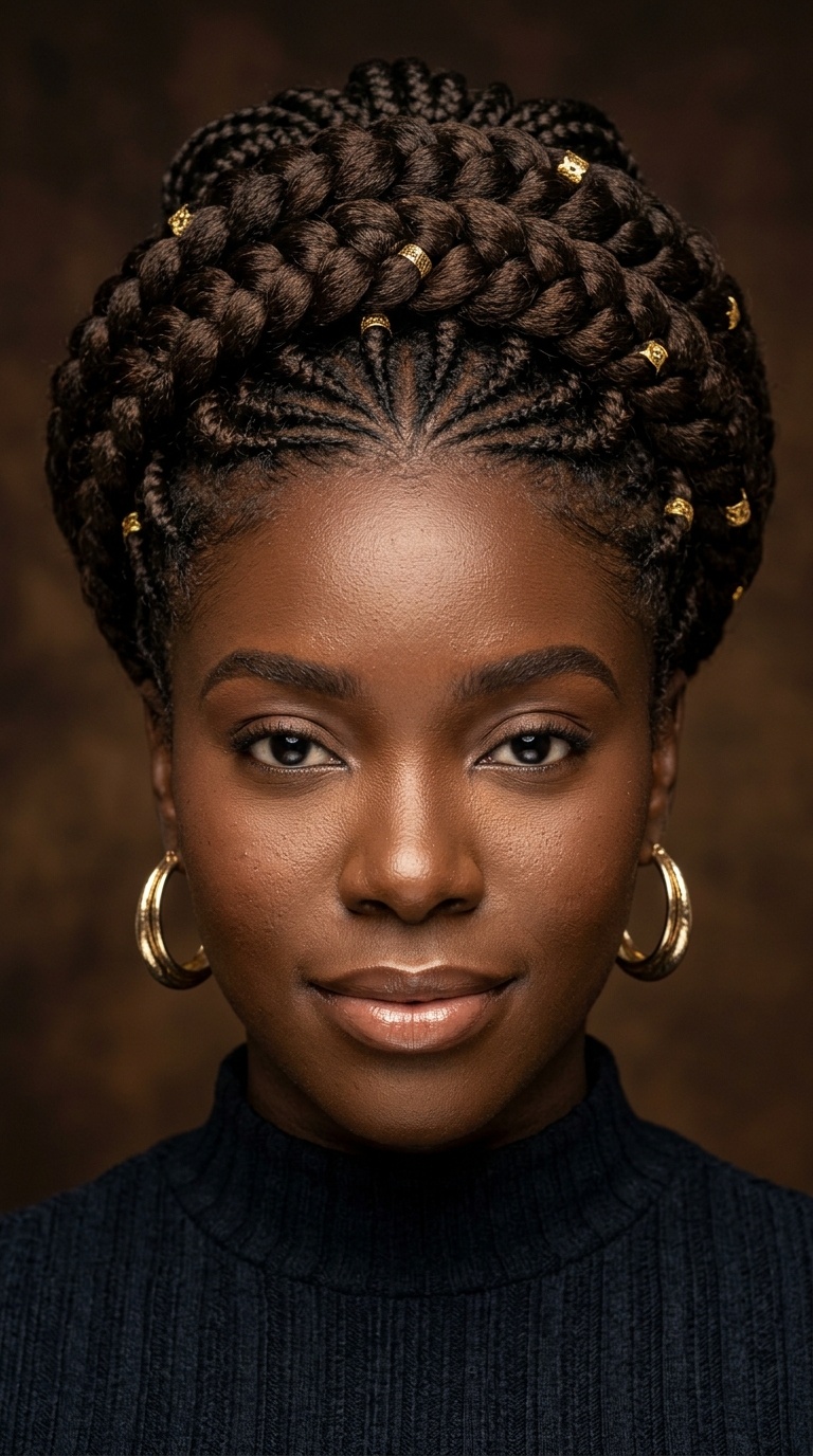 Regal Braided Crown