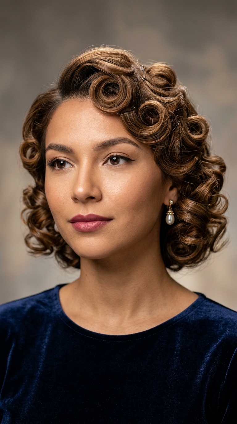 Retro Pin Curls