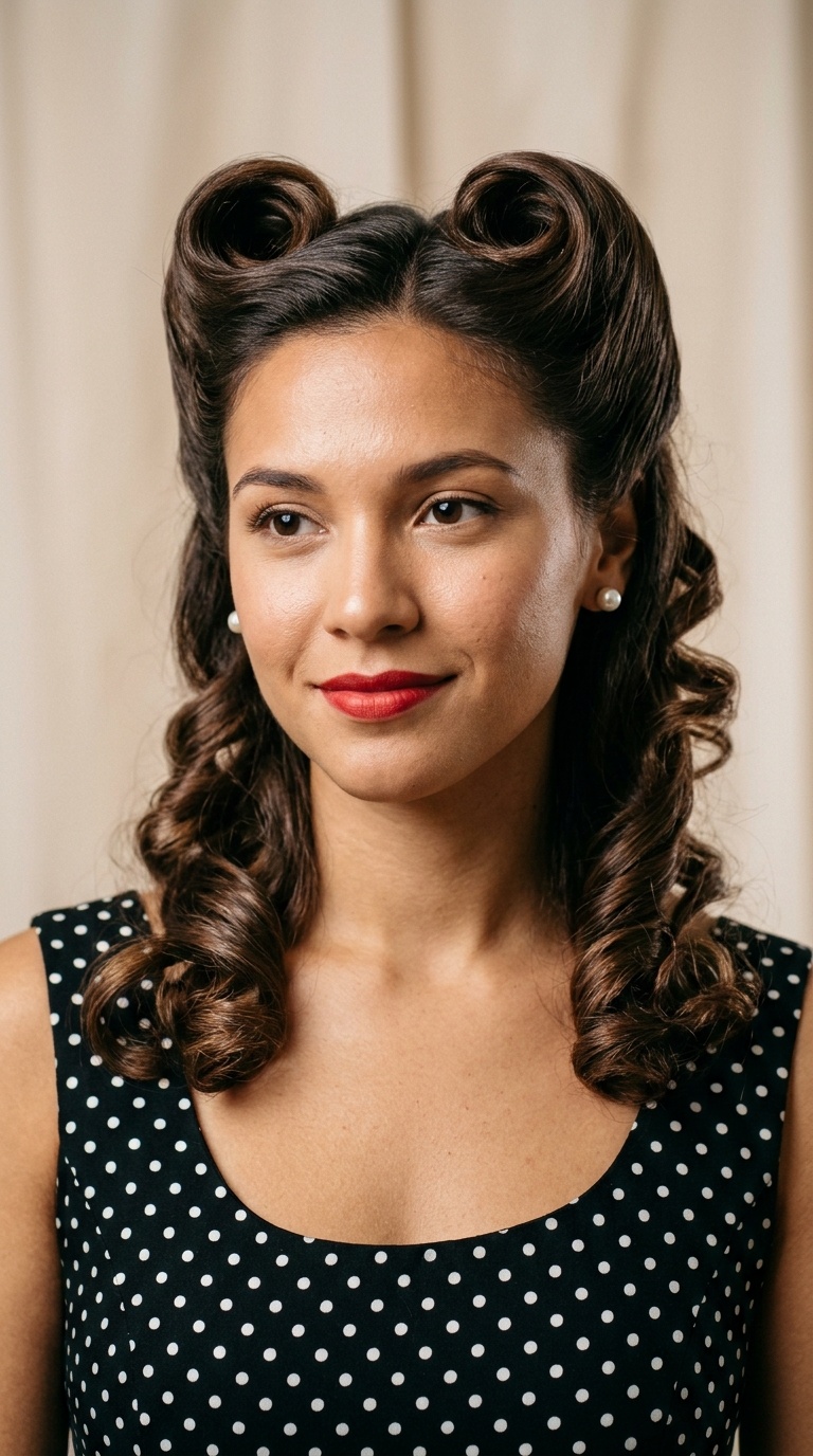 Retro Pin-Up Curls
