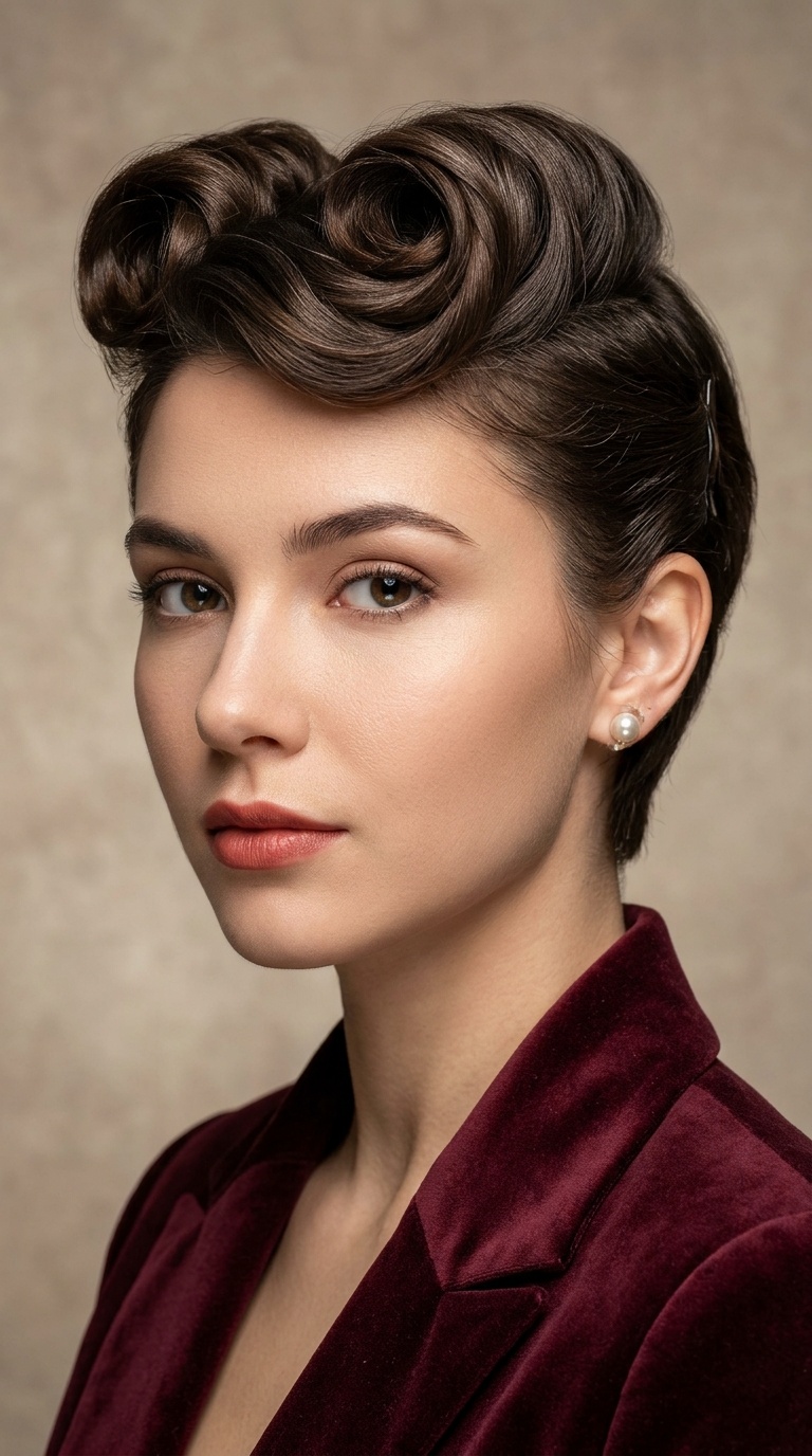 Retro Victory Roll Variation
