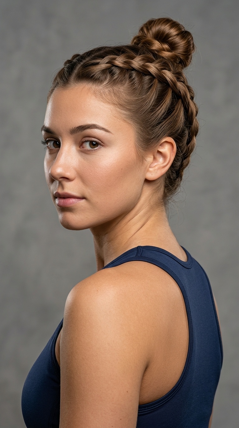 Reverse French Braid (Nape to Crown)