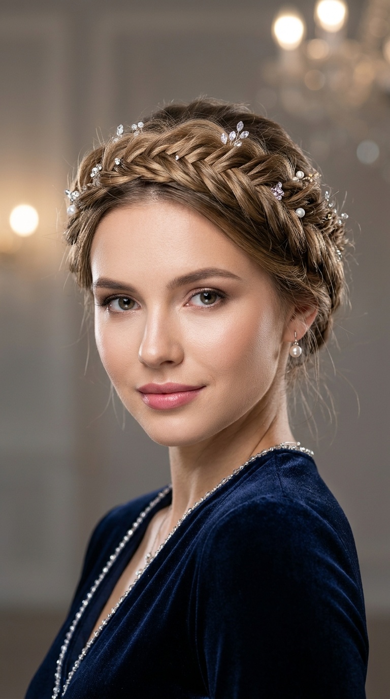 Romantic Braided Crown