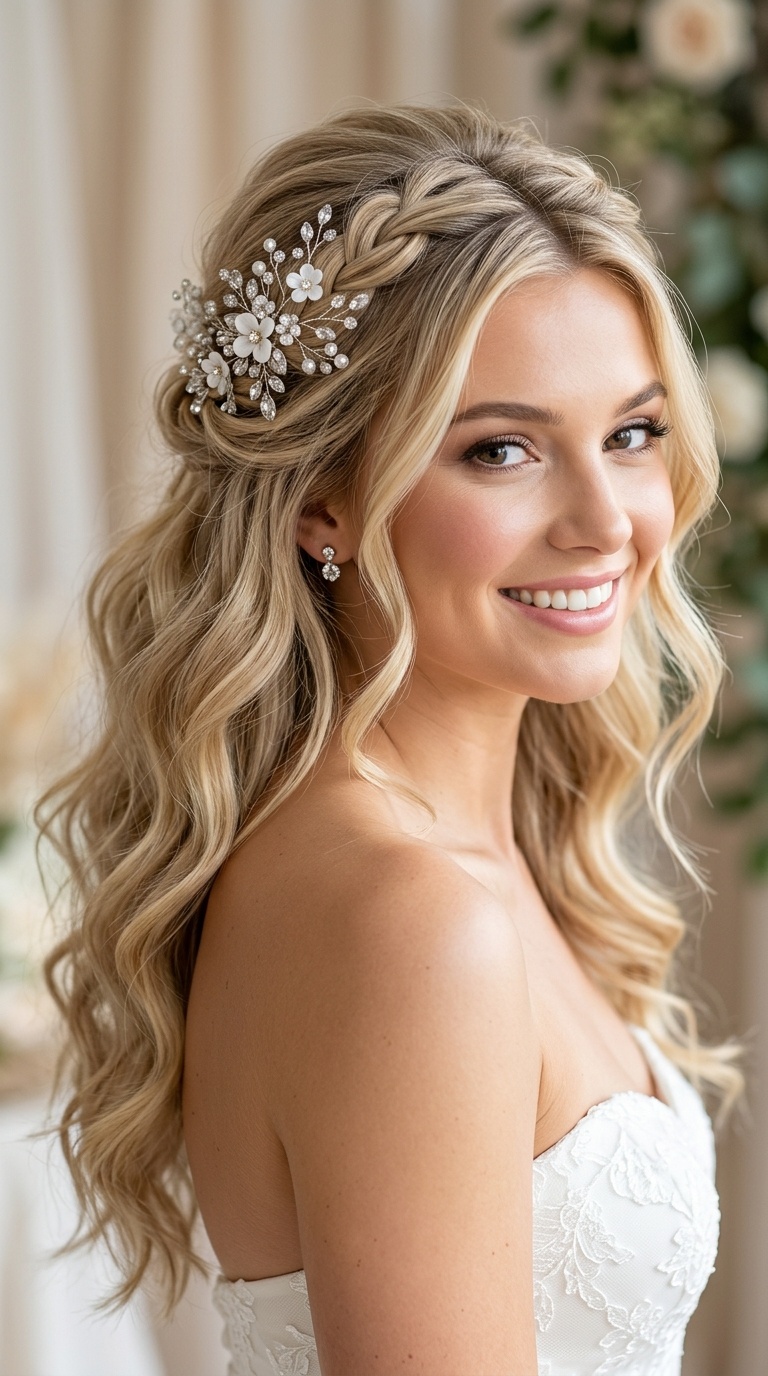 Romantic Half-Up Half-Down