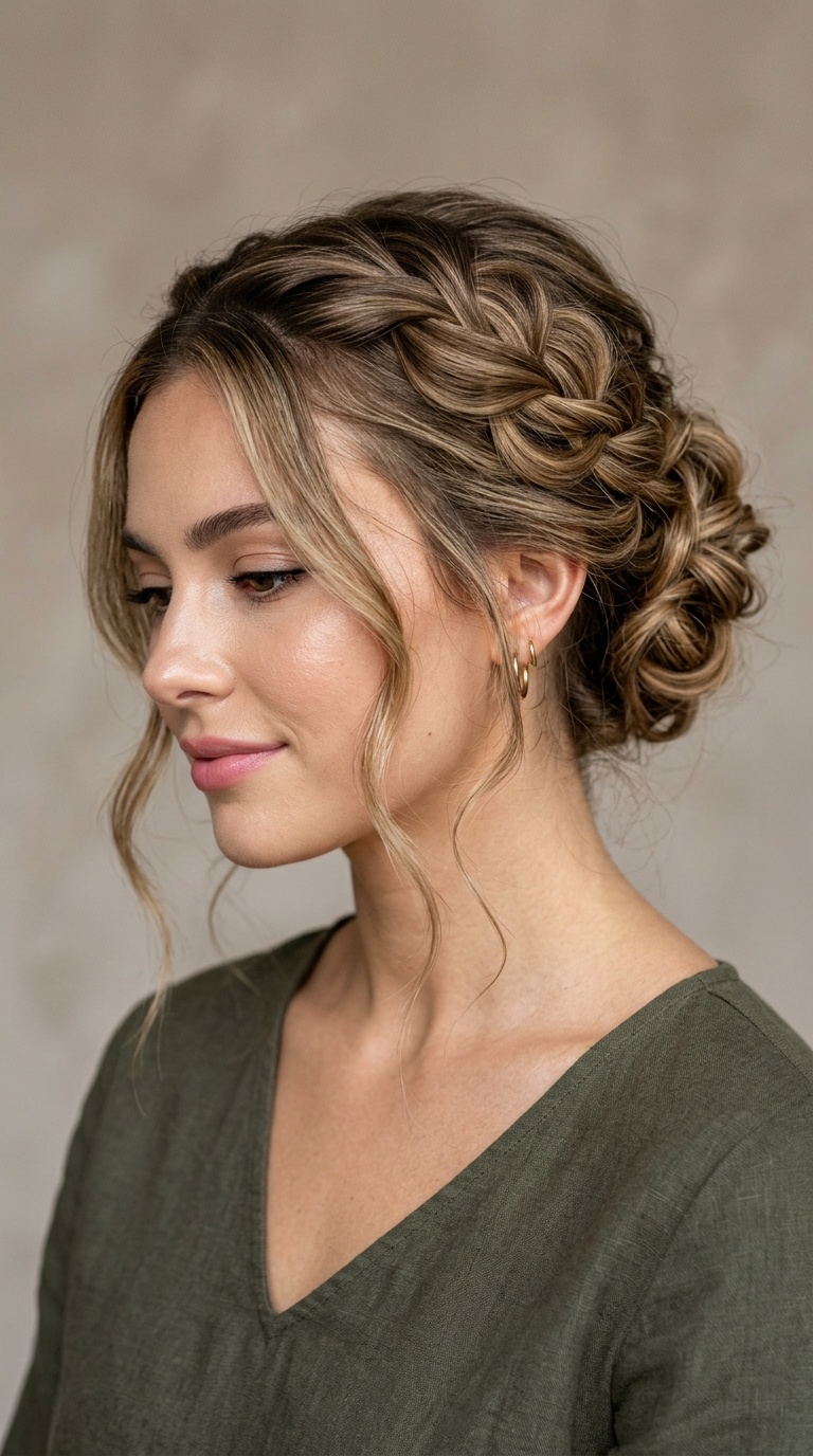 Romantic Knotted Updo