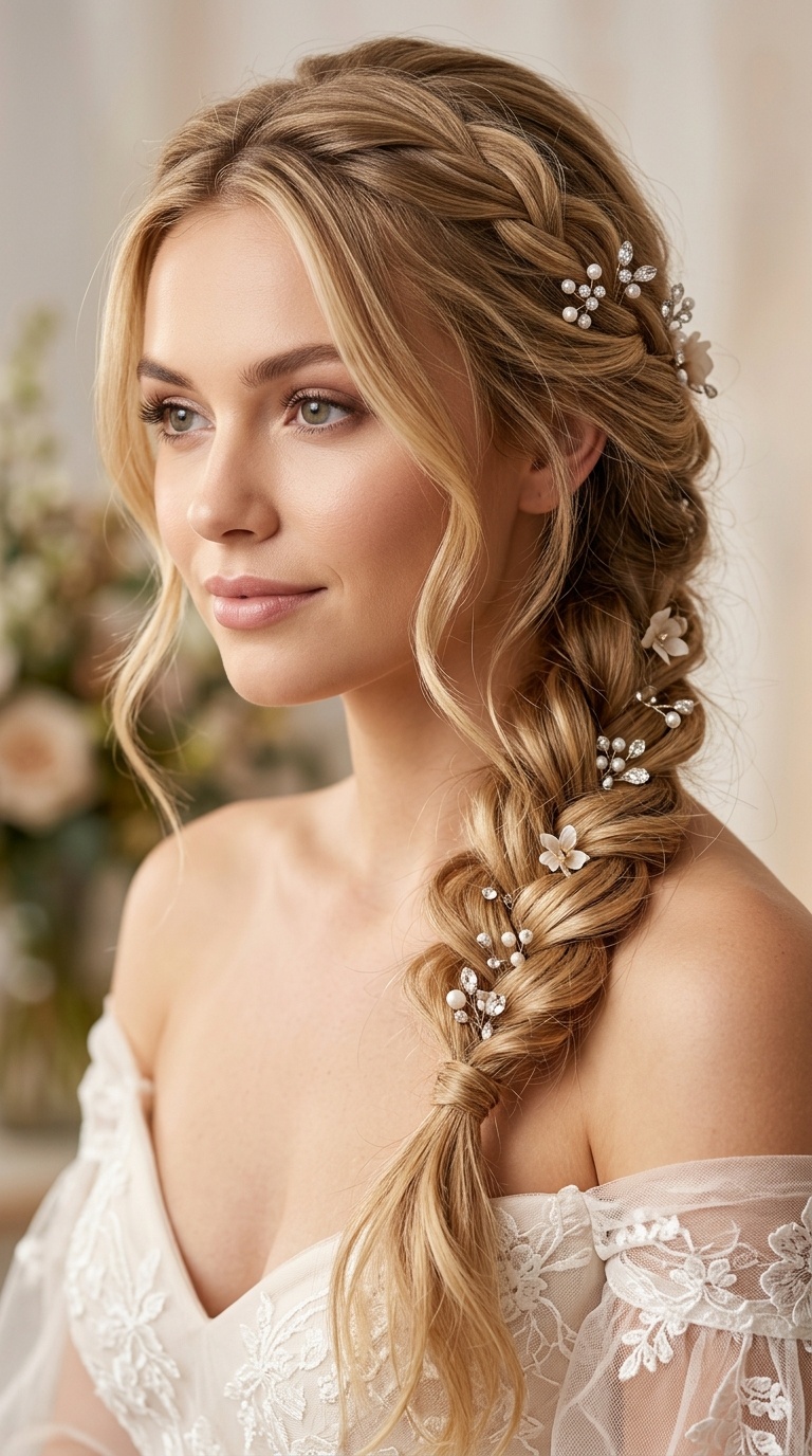 Romantic Loose Side Braid