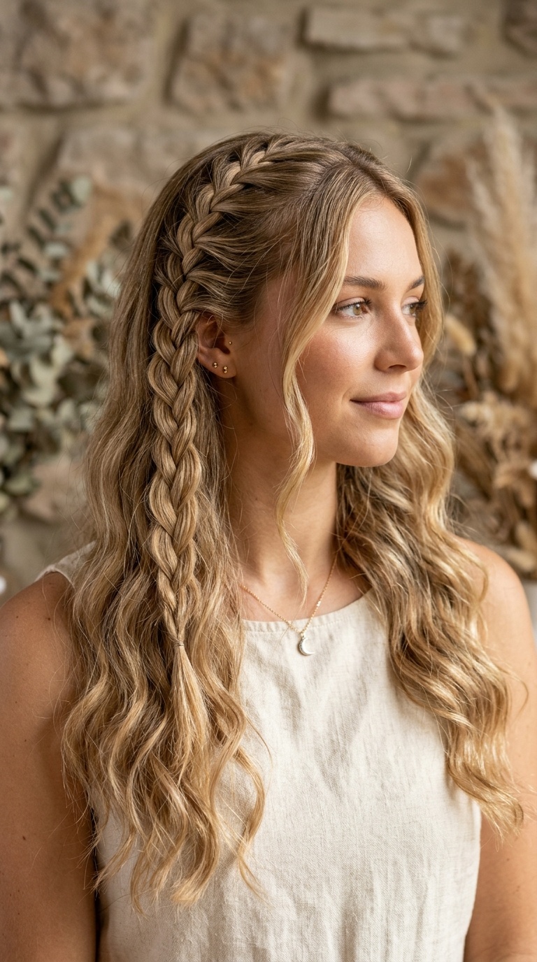 Romantic Waterfall Braid