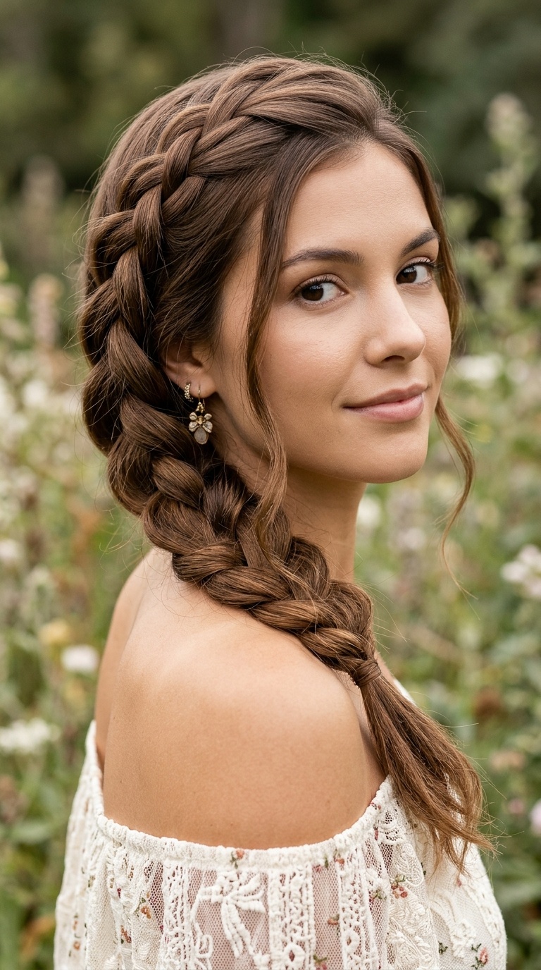 Romantic Waterfall Braid