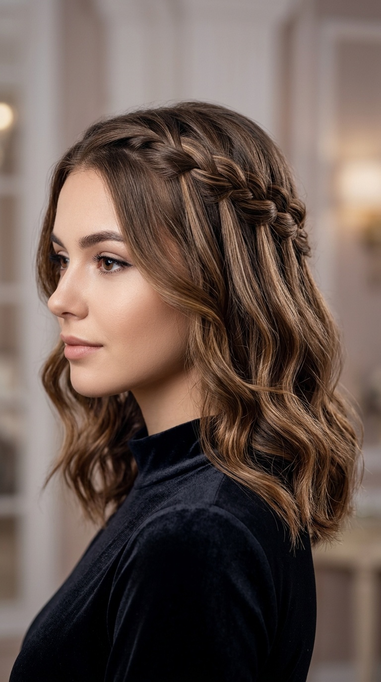 Romantic Waterfall Braid