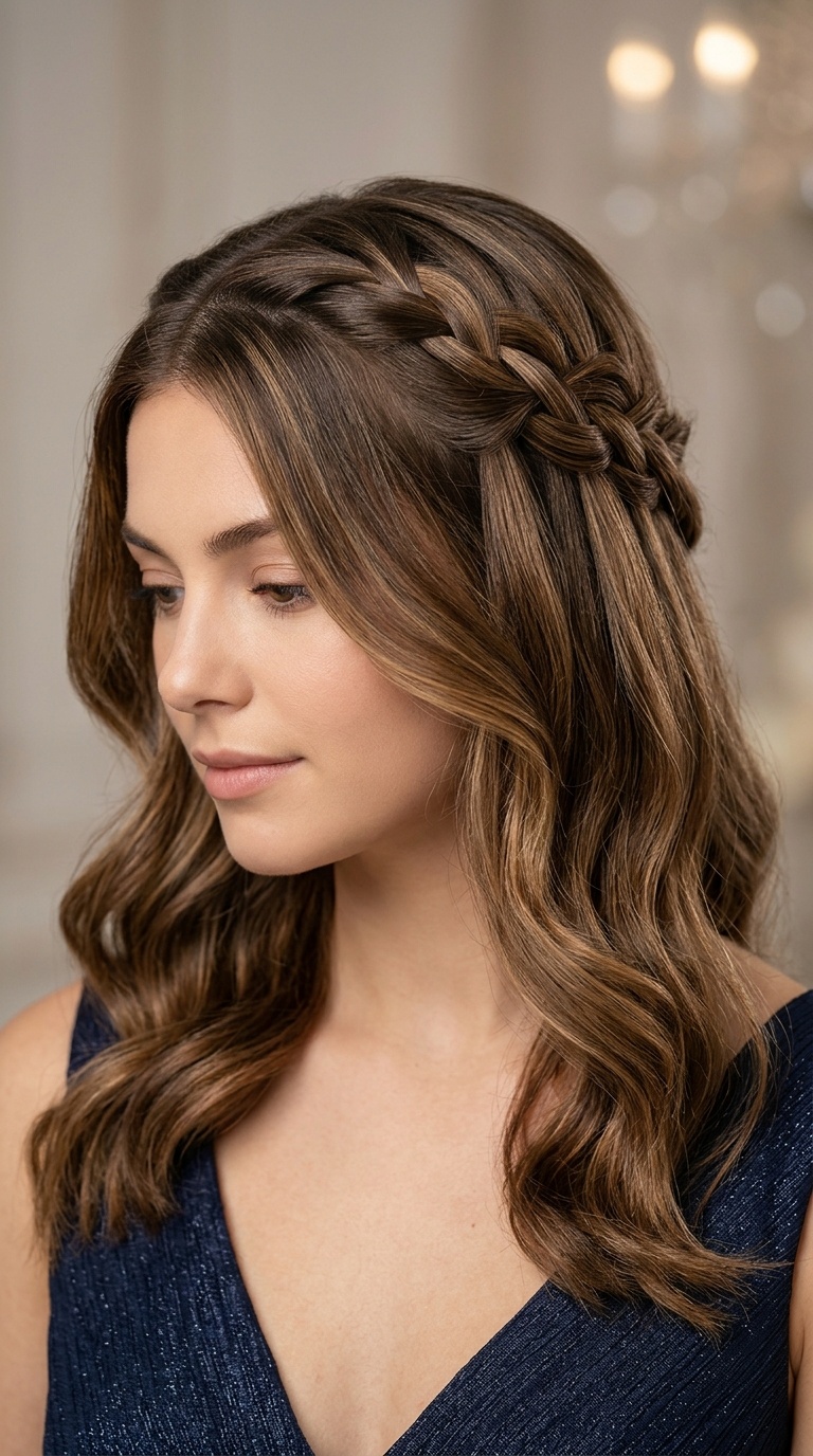 Romantic Waterfall Braid