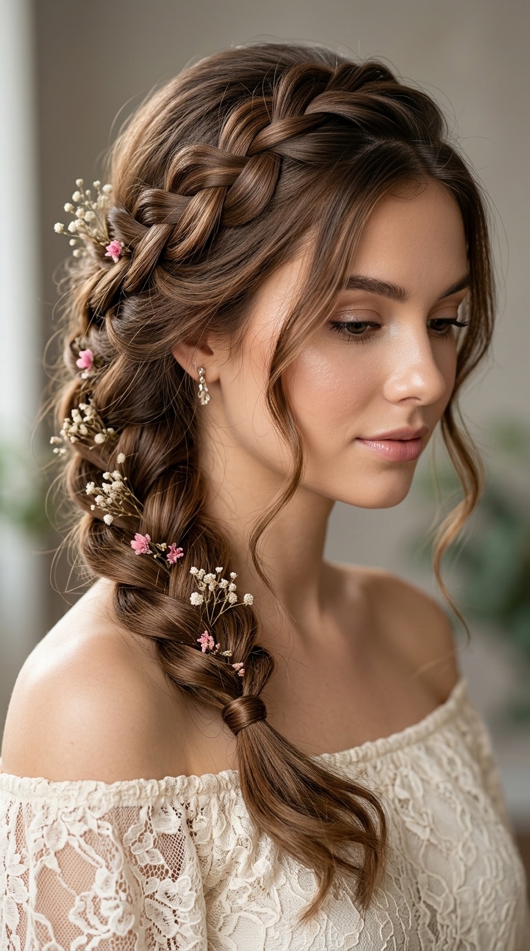 Romantic Waterfall Braid