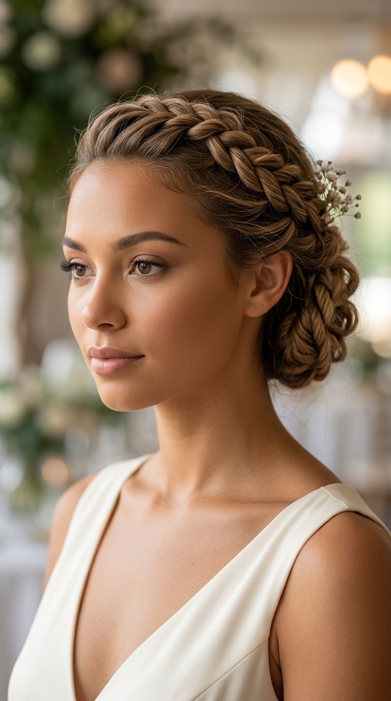 Rope Twist Half-Up Style