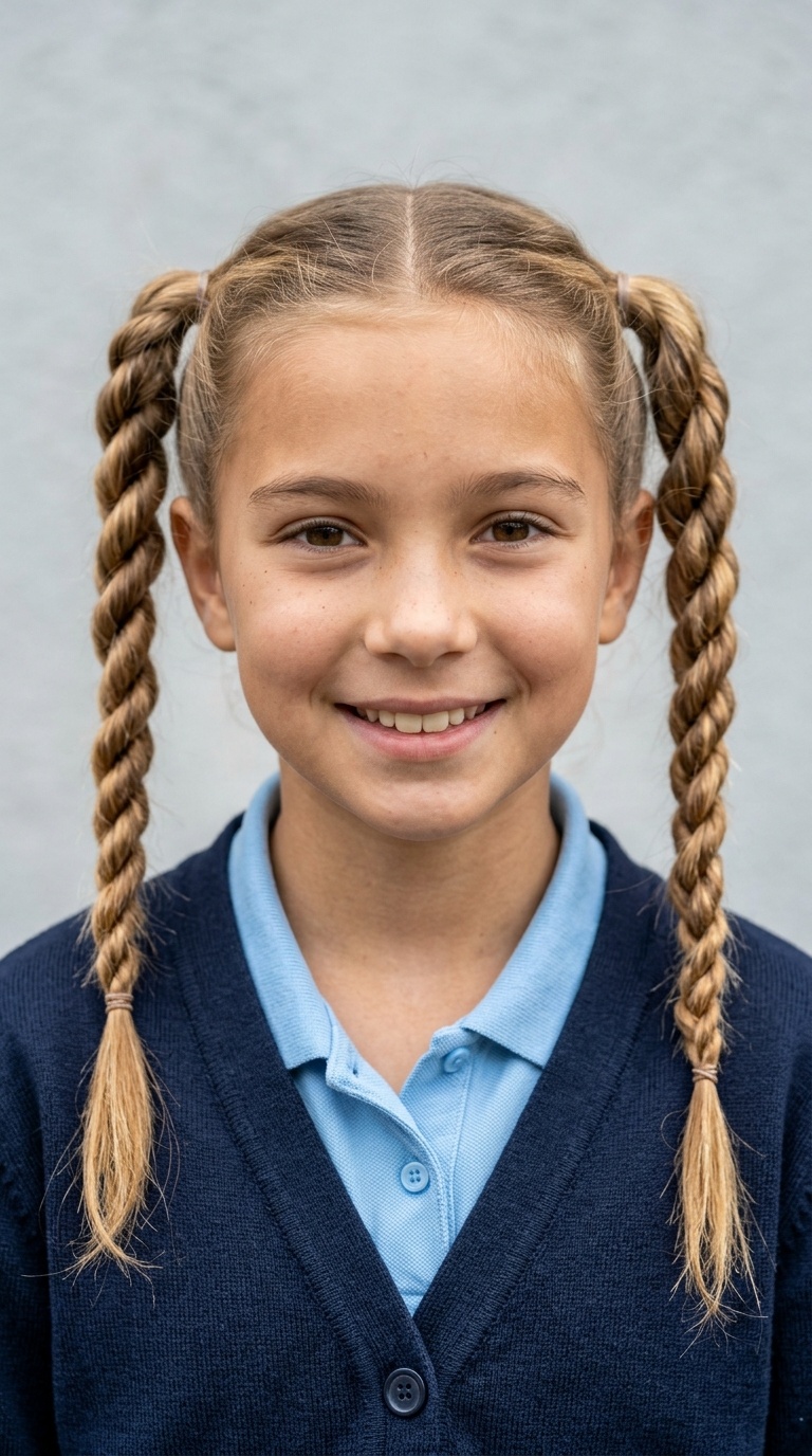 Rope Twisted Pigtails