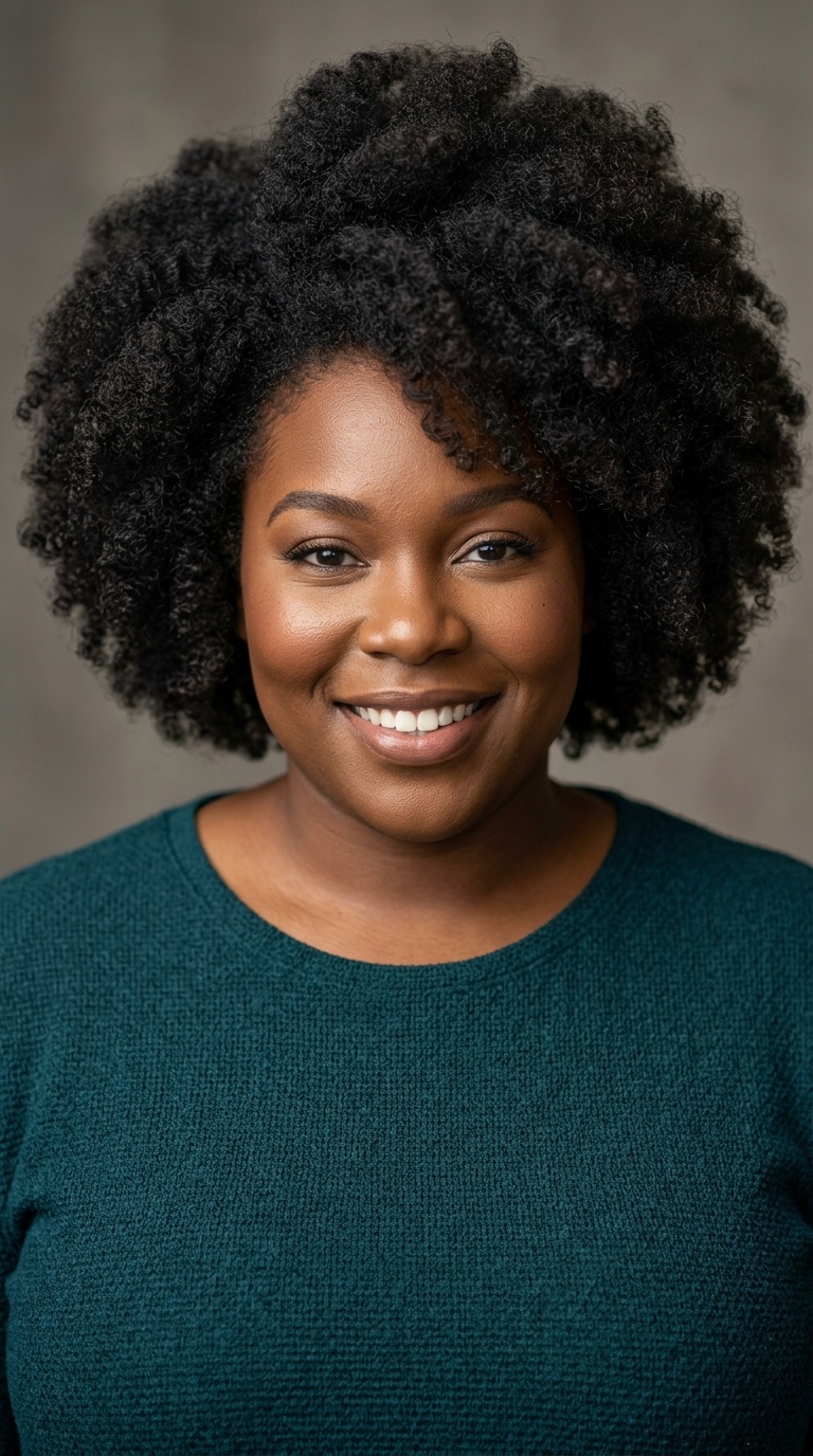 Rounded Layered Afro