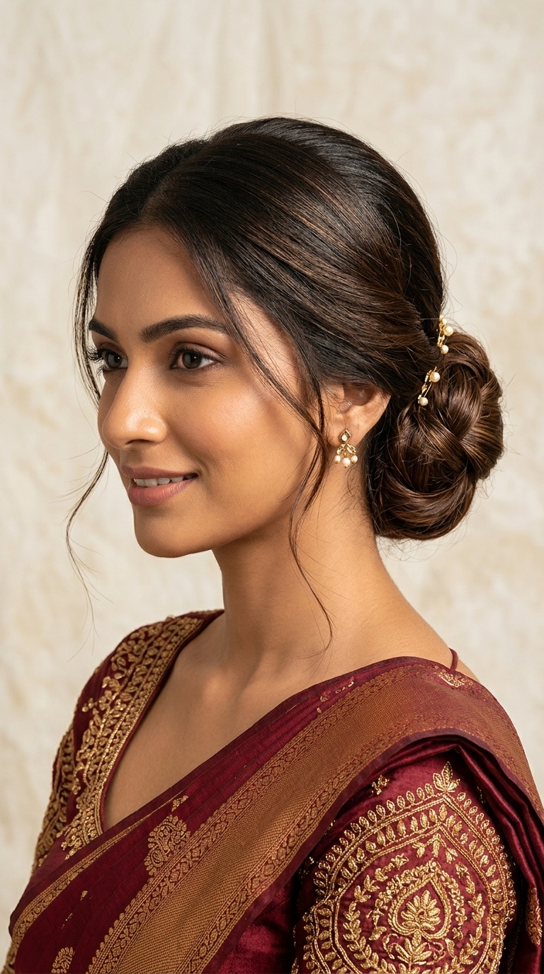 Royal Chignon with Extensions