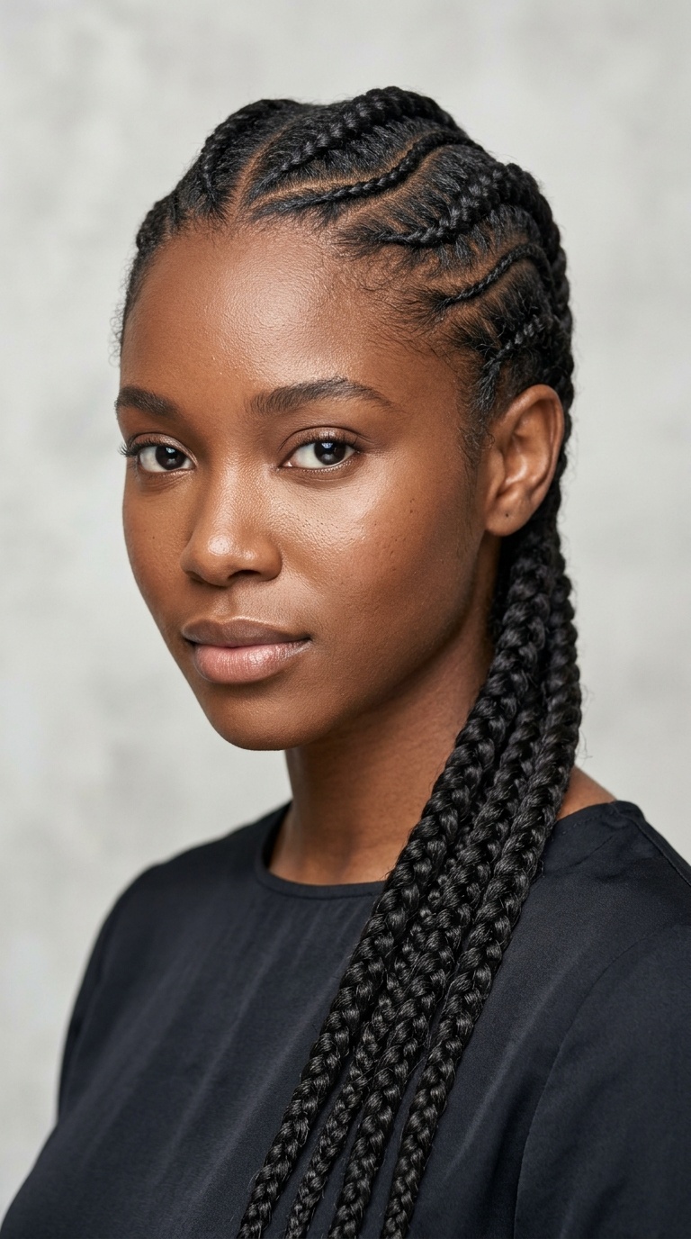 S-Curved Four Braids