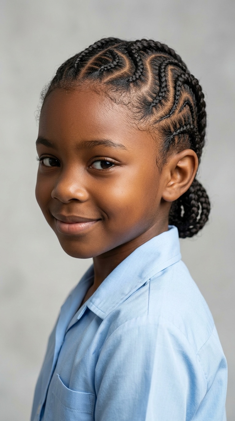 S-Shaped Meandering Braids