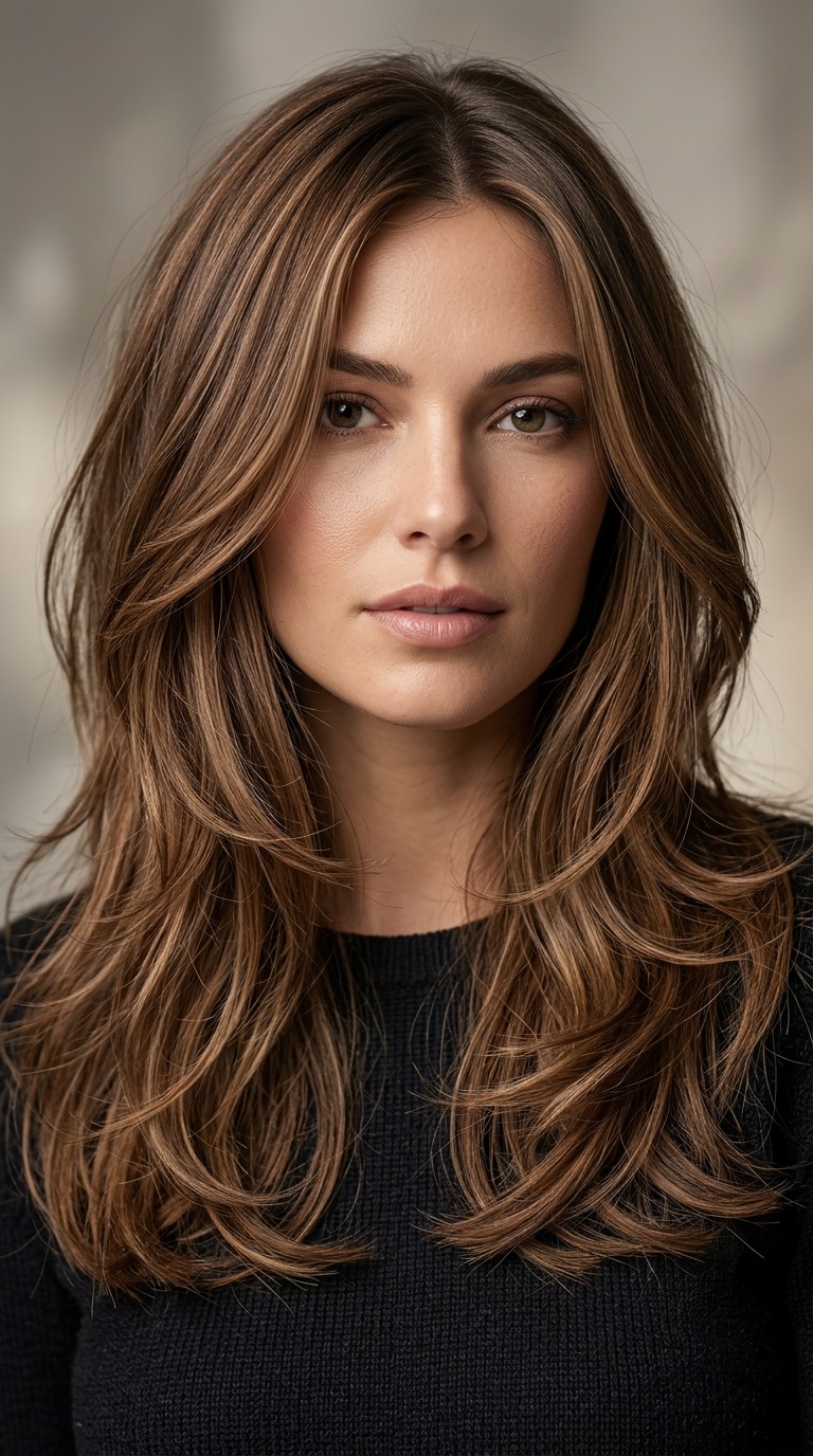 Sandy Brown Long Layers