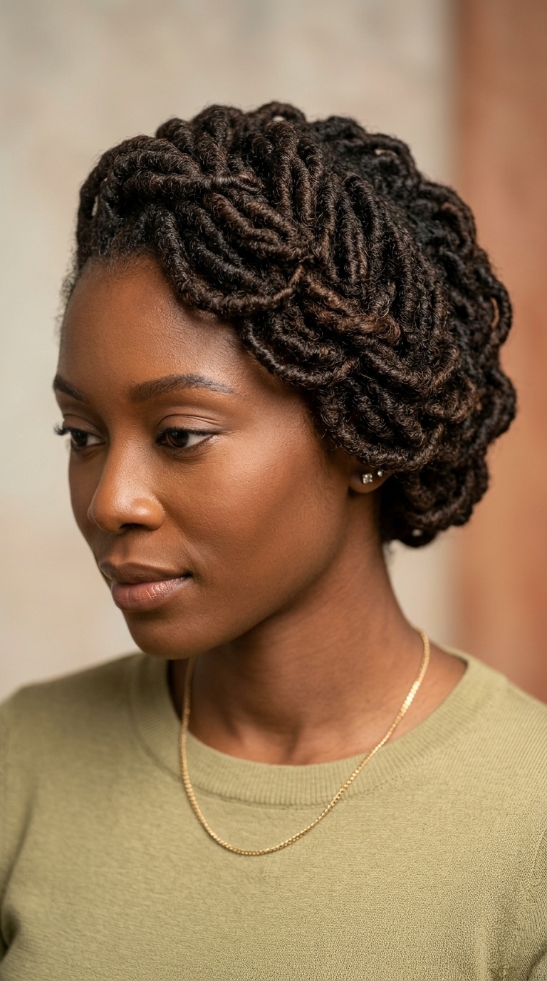 Scalloped Edge Updo