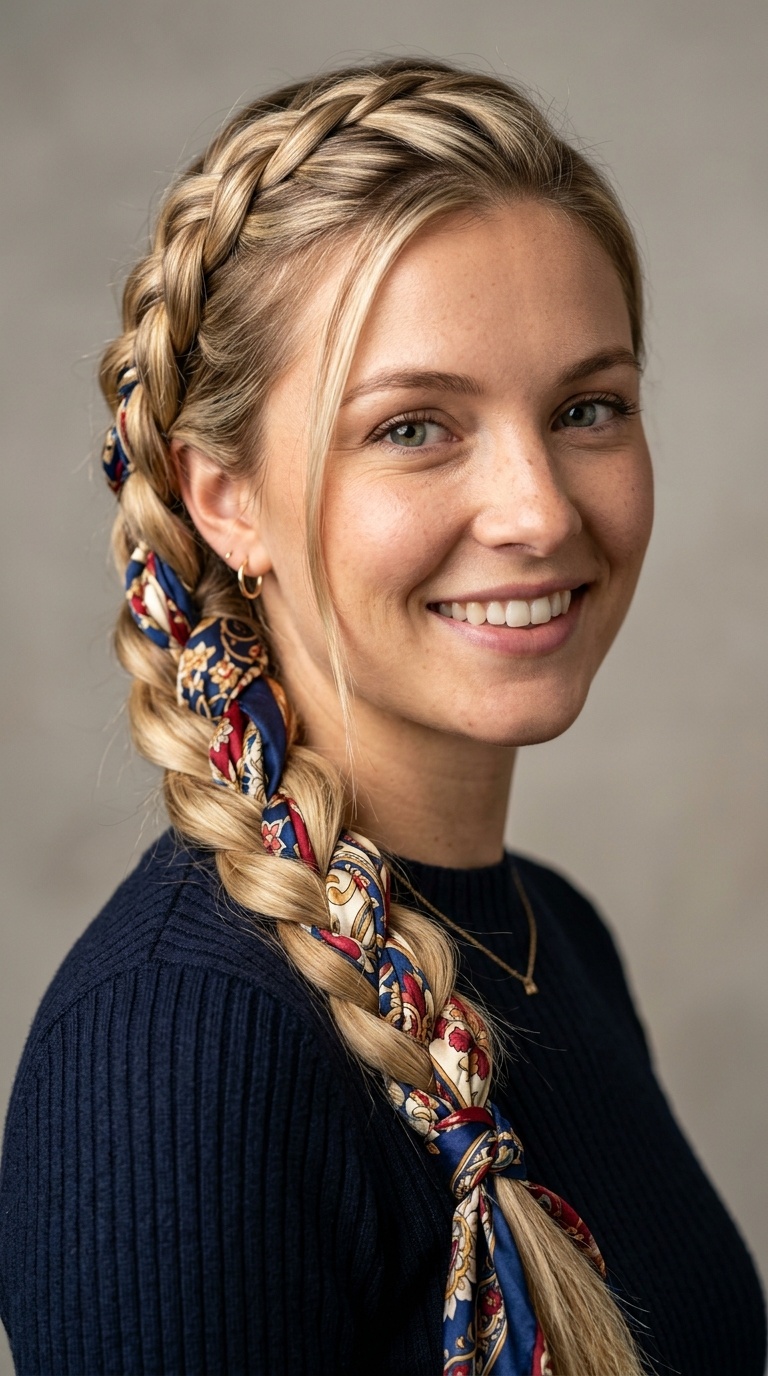 Scarf-Interwoven Braid