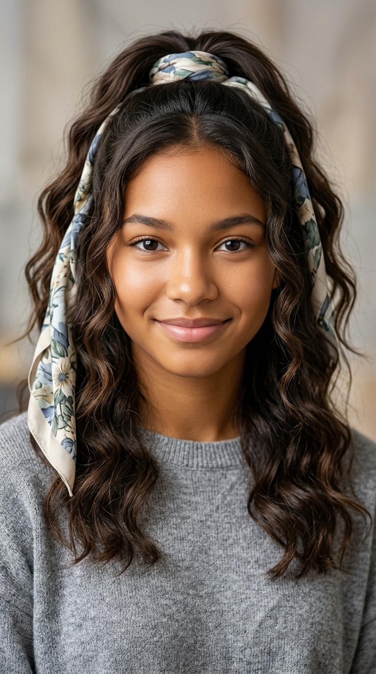Scarf Wrap Waves