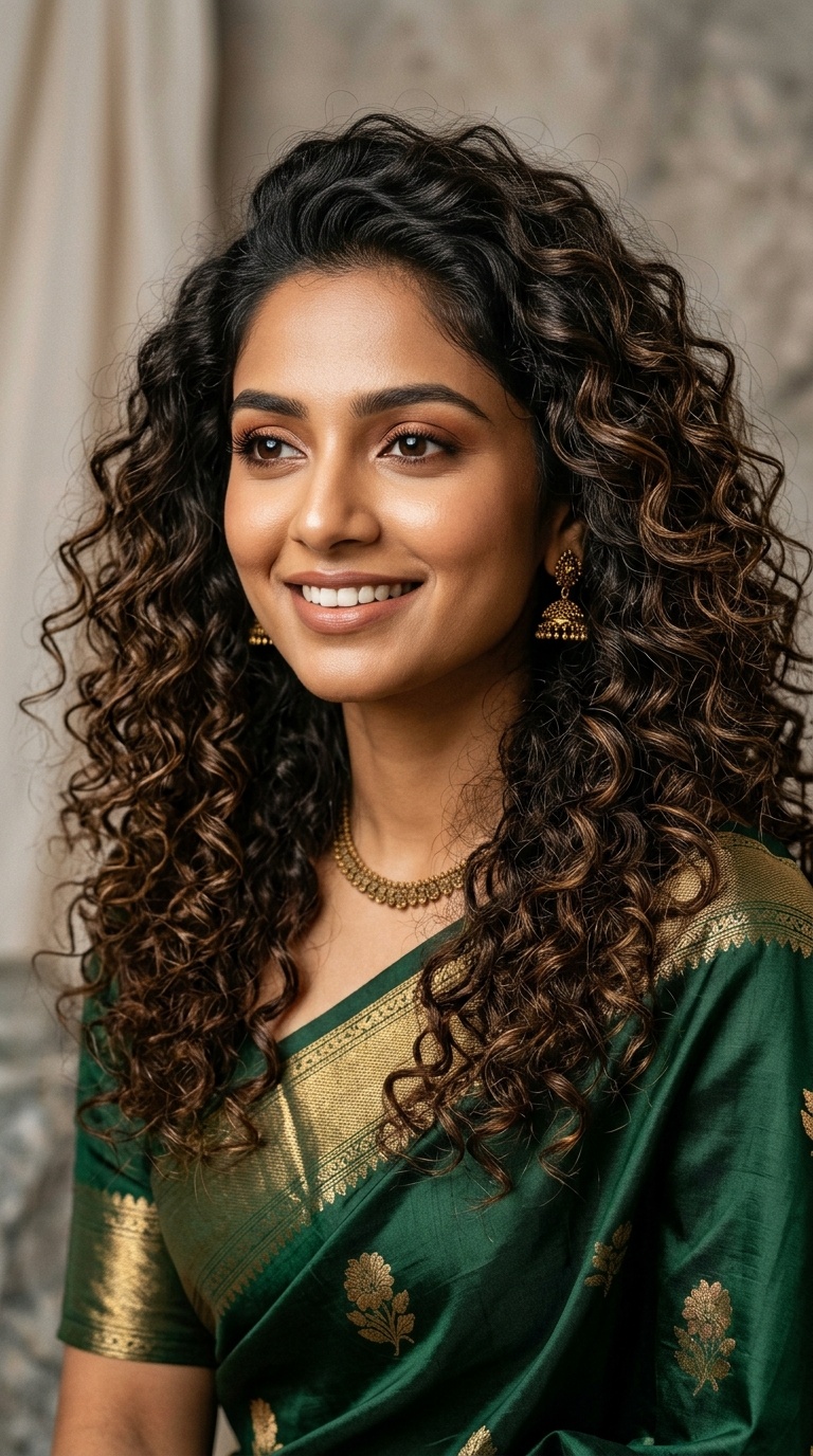 Scrunched Natural Curls
