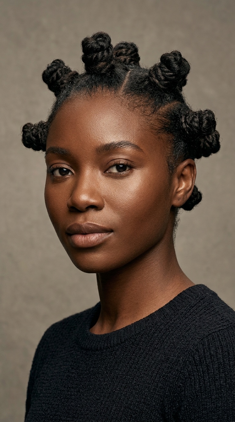Sculpted Bantu Knots