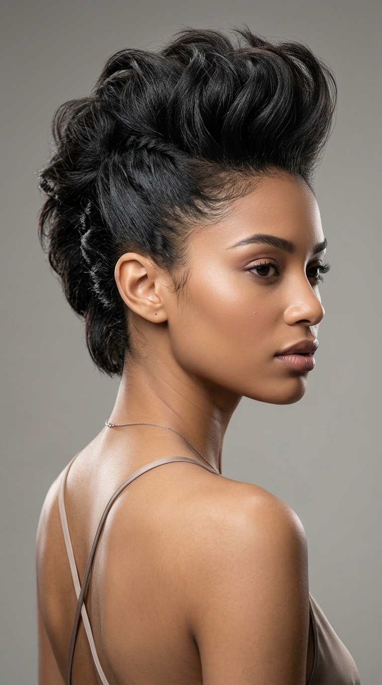 Sculpted Faux Hawk