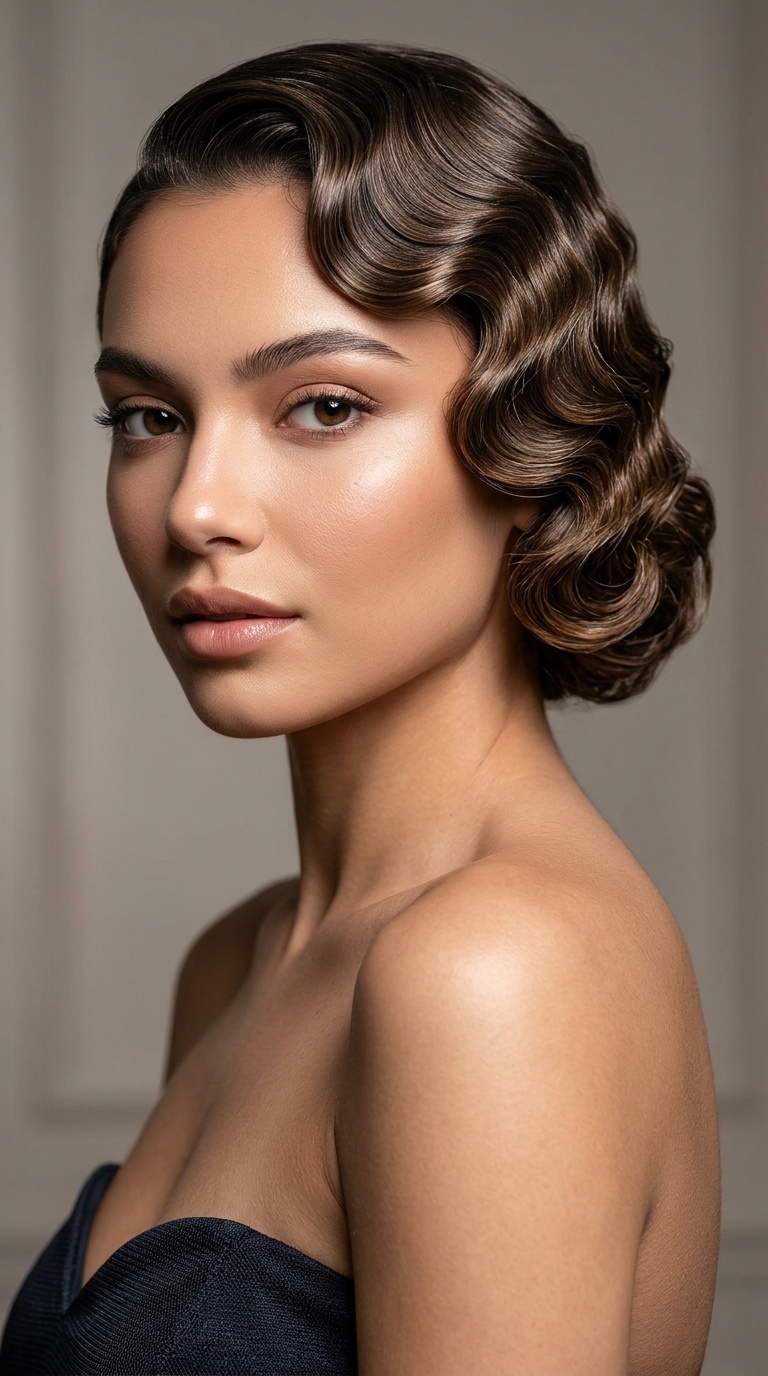 Sculpted Finger Waves