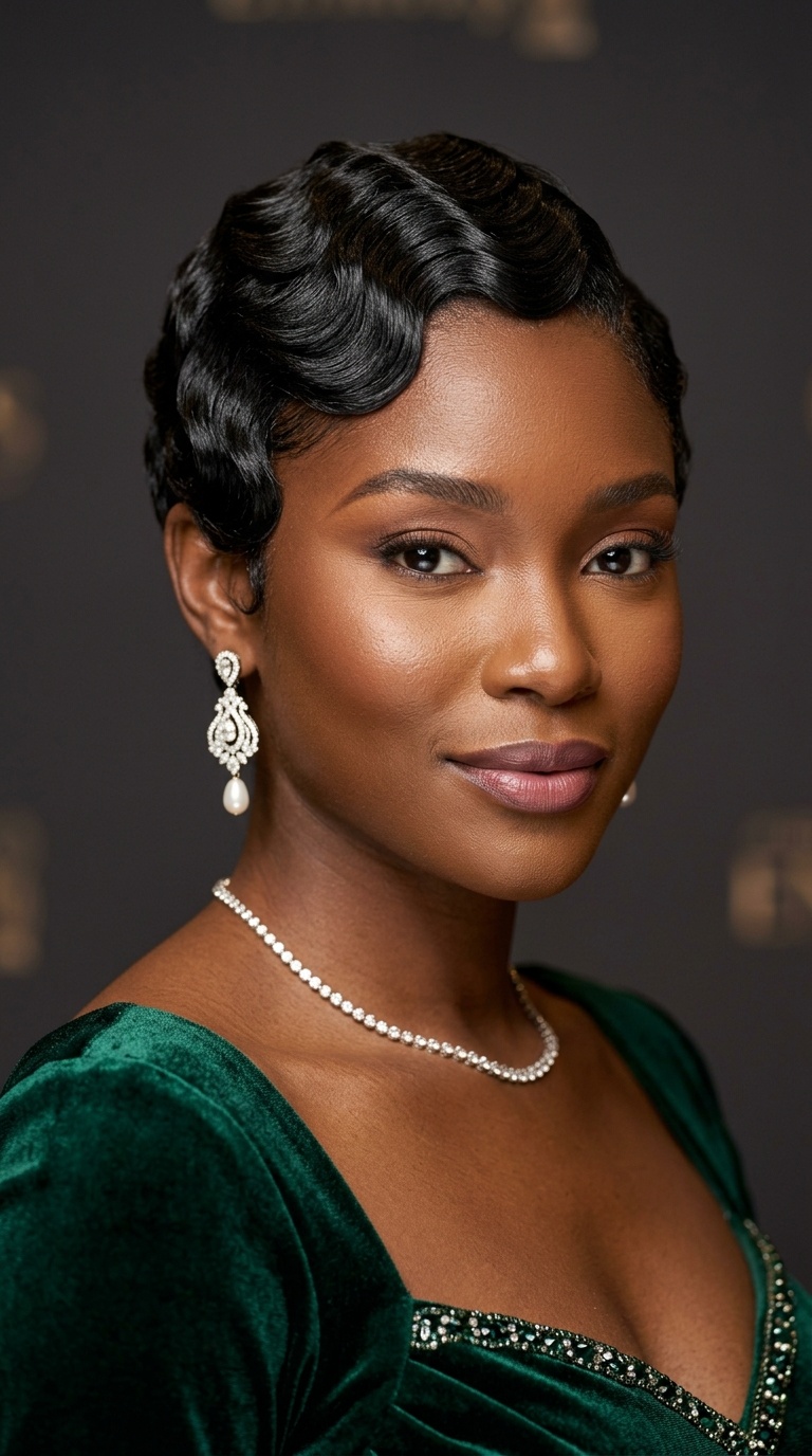 Sculpted Finger Waves
