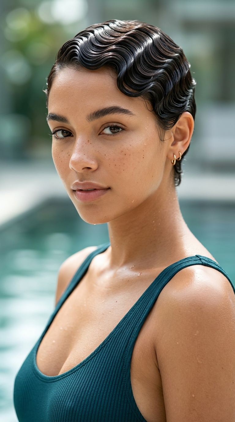 Sculpted Finger Waves