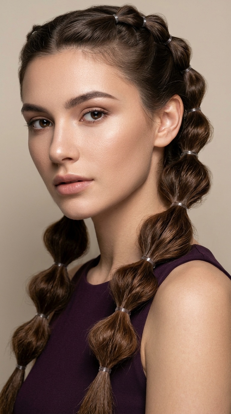 Sculptural Bubble Braids