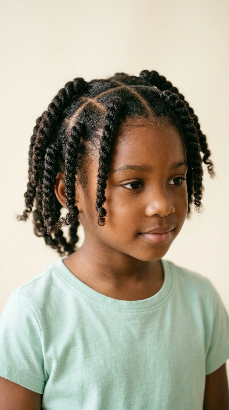 Sectioned Puffy Twists