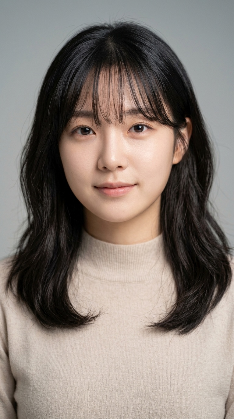 See-Through Korean-Style Bangs